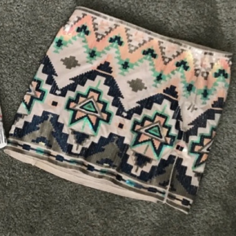 Sequin skirt from Express